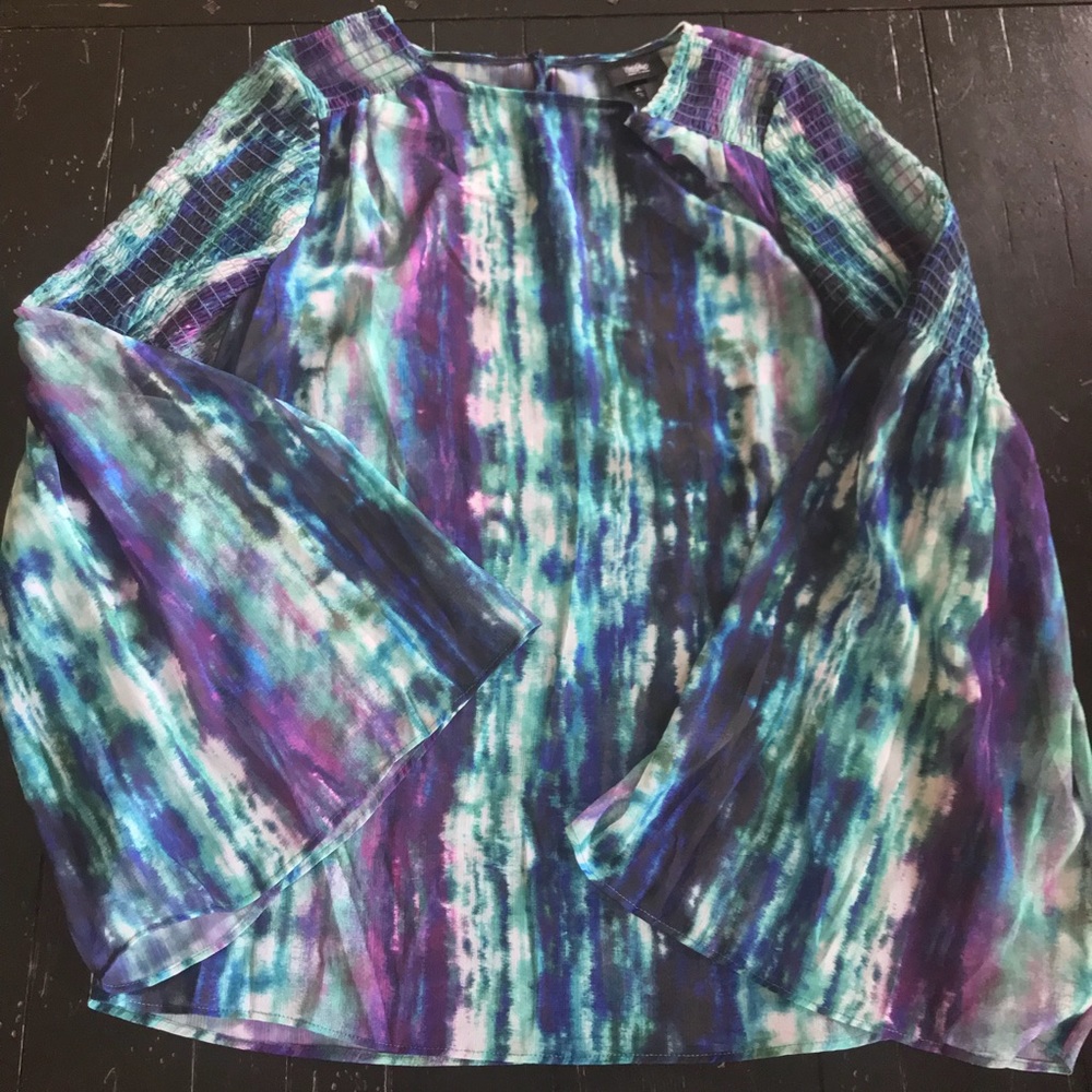 💜💚💙MOSSIMO Sheer Top - Picture 7 of 8